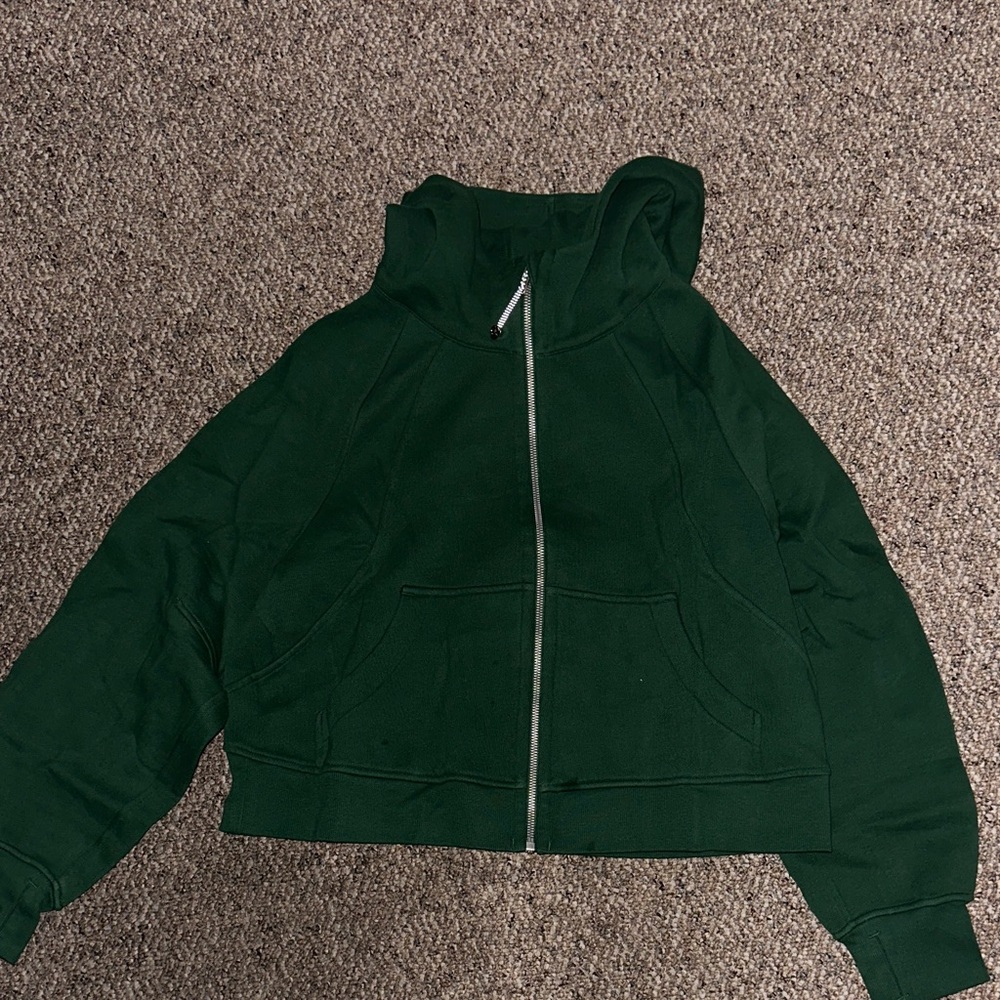 Lululemon Scuba Cropped Full Zip Hoodie